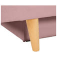 SCHLAFSOFA  in Cord, Velours Rosa  - Buchefarben/Creme, KONVENTIONELL, Holz/Textil (191/92/89cm) - Carryhome