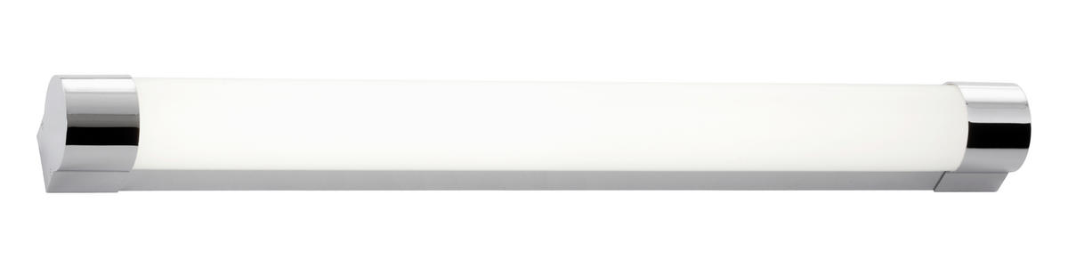 SVÍTIDLO NAD ZRCADLO, 59,2/6,7/5,4 cm - bílá/barvy chromu, Design, kov/plast (59,2/6,7/5,4cm)