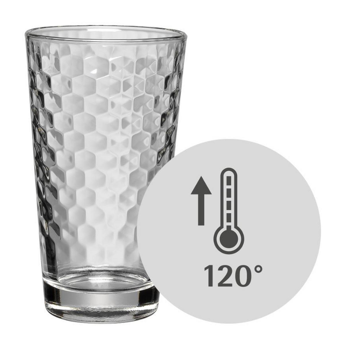 LATTE-MACCHIATO-SET 4-teilig  - Transparent, Basics, Glas - WMF