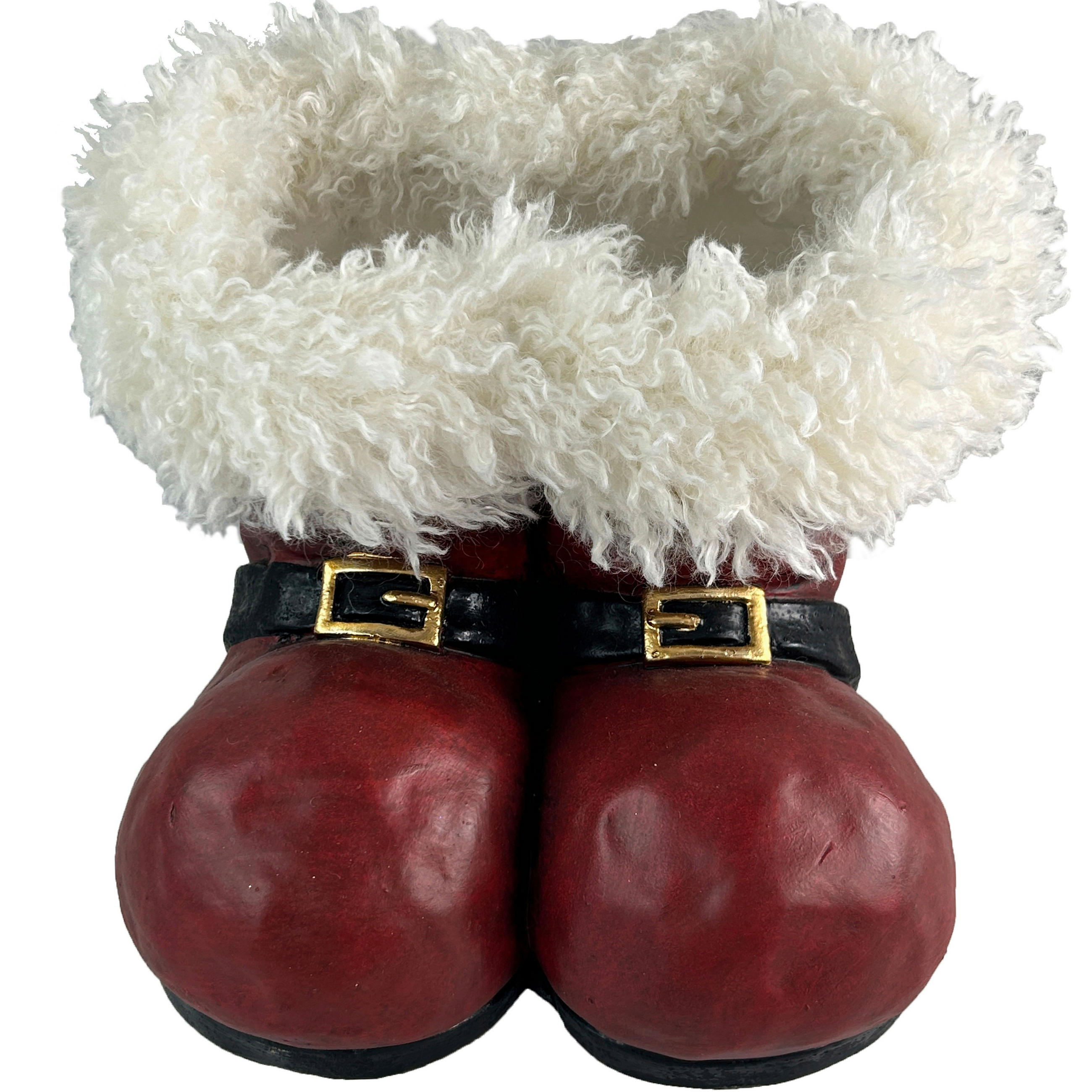 ÜBERTOPF   - Rot/Goldfarben, LIFESTYLE, Textil/Stein (25,5/20,5/27cm) - X-Mas