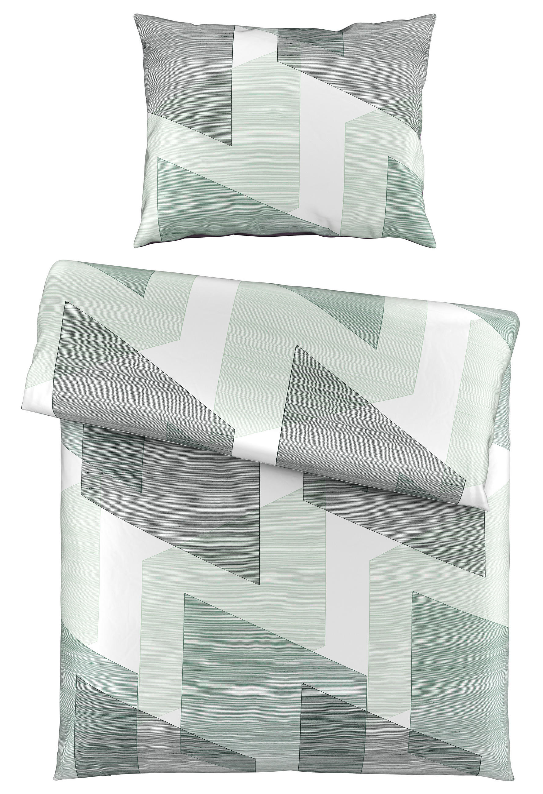 Esposa POSTEĽNÁ BIELIZEŇ, satén, zelená, 140/200 cm