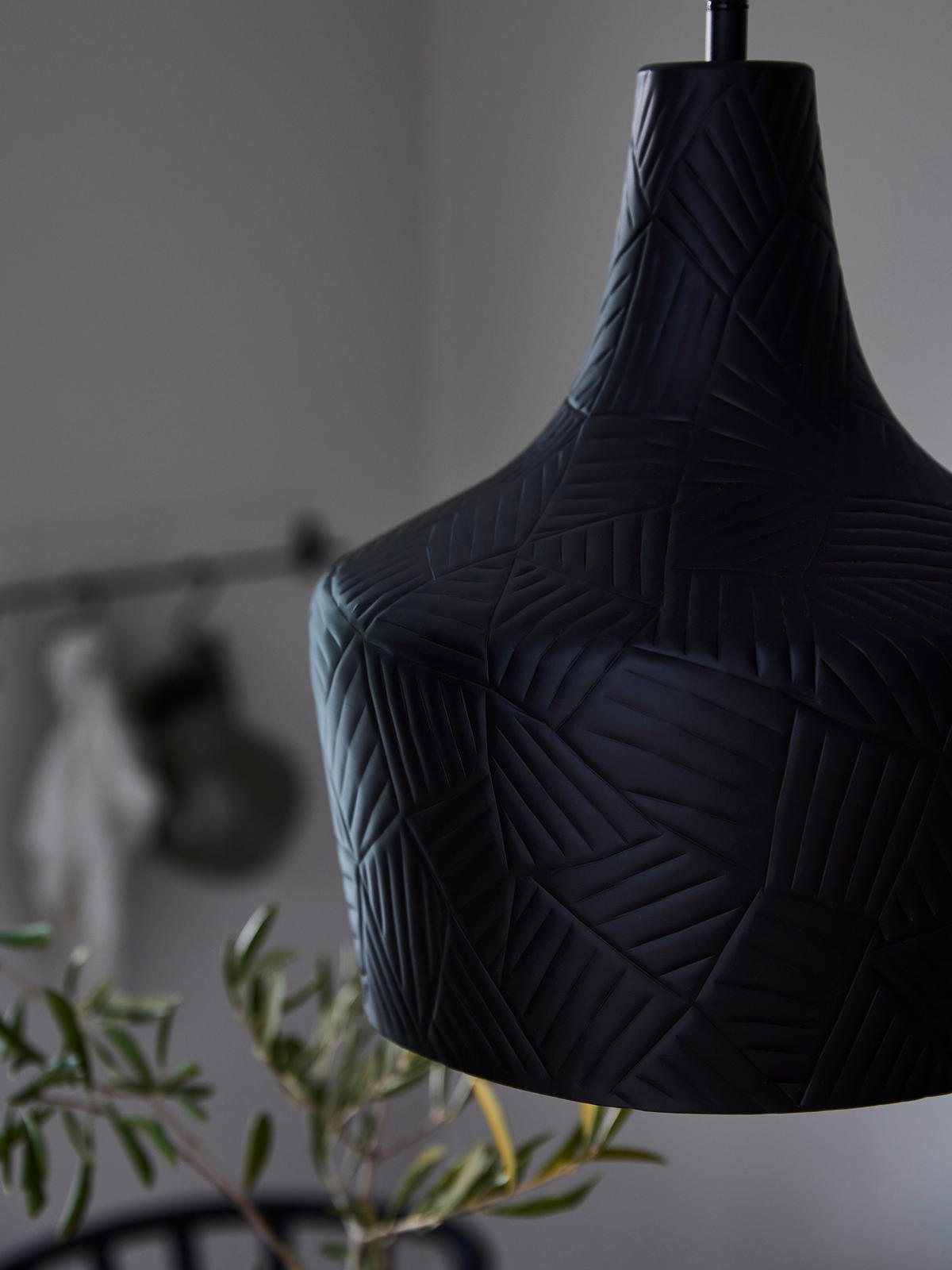 HÄNGELEUCHTE Ribble 25/35/25 cm   - Schwarz, Basics, Metall (25/35/25cm) - PR Home