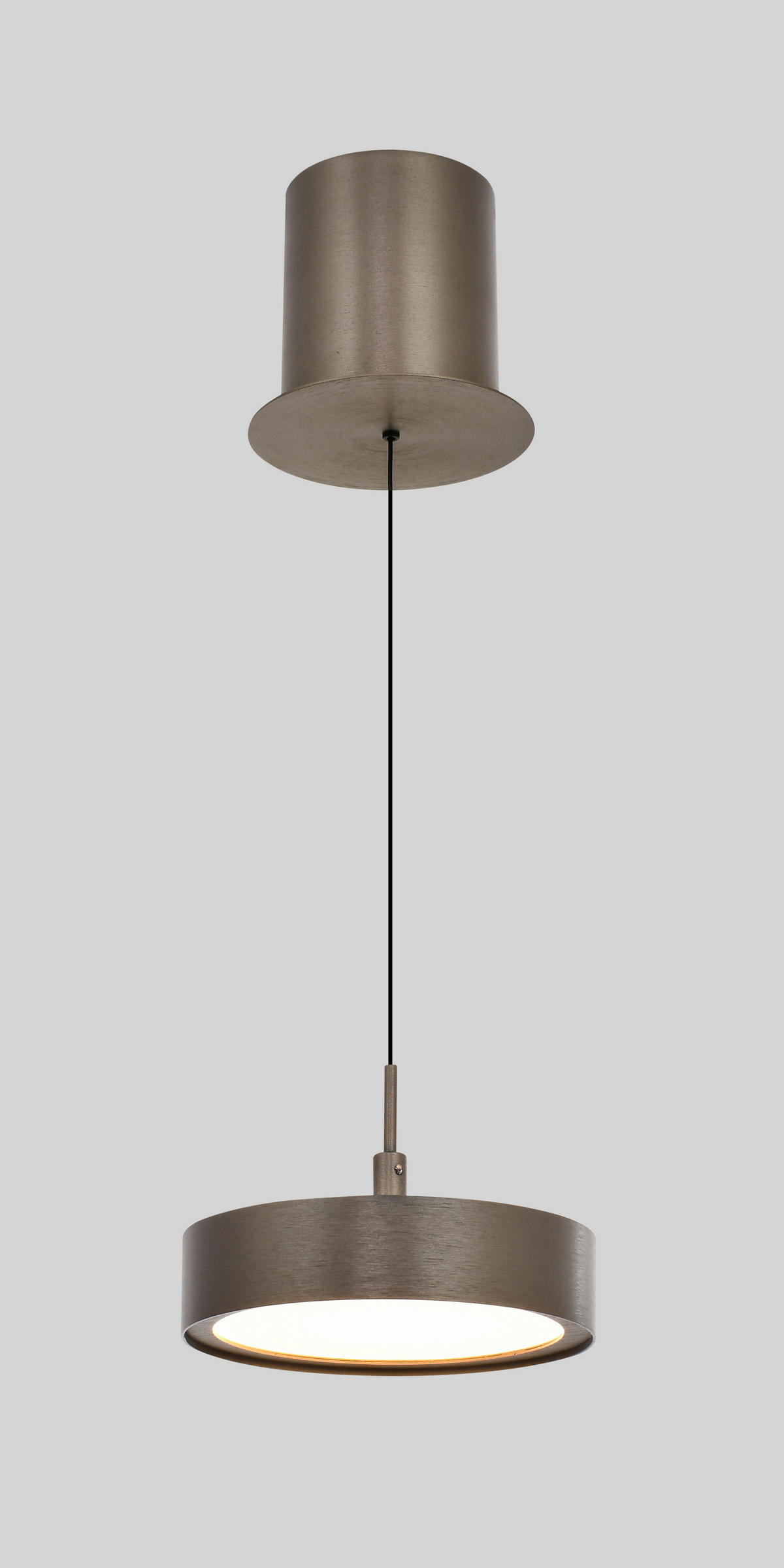 LED-HÄNGELEUCHTE Valensole 17,5/150/17,5 cm  - Bronzefarben, Design, Metall (17,5/150/17,5cm)