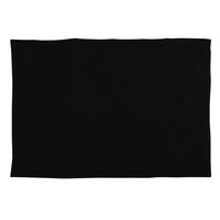 BADEMATTE Schwarz 50/80 cm  - Schwarz, Basics, Textil (50/80cm) - MSV