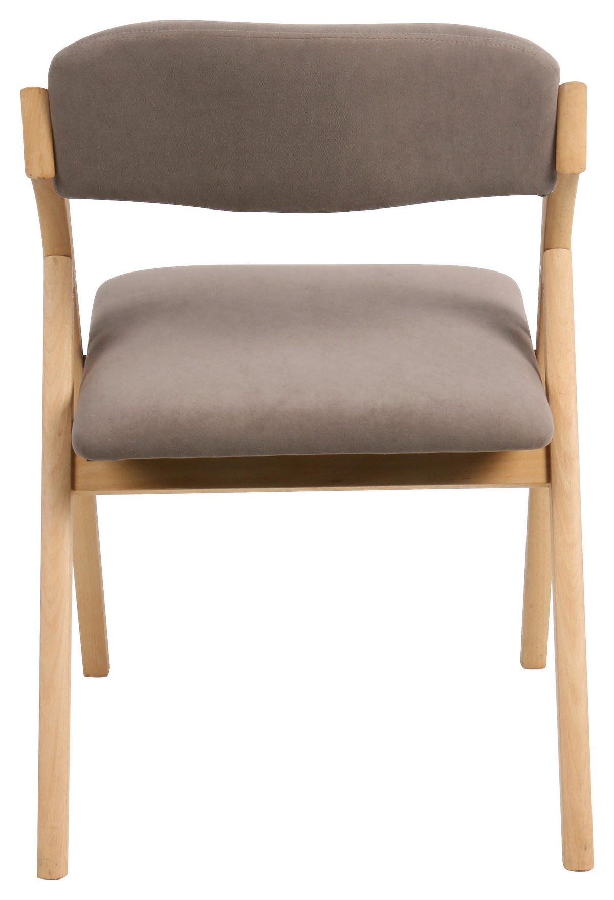 ARMLEHNSTUHL in Holz, Textil Braun, Naturfarben  - Naturfarben/Braun, MODERN, Holz/Textil (52/78/53cm) - MID.YOU