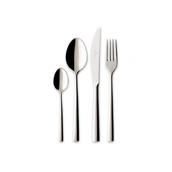 SET PRIBORA ZA JELO  4-dijelni     Piemont  - boje oplemenjenog čelika, Konvencionalno, metal - Villeroy & Boch