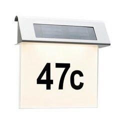 LED-AUßENLEUCHTE   - Edelstahlfarben/Weiß, Basics, Metall (23/22/6cm) - Paulmann