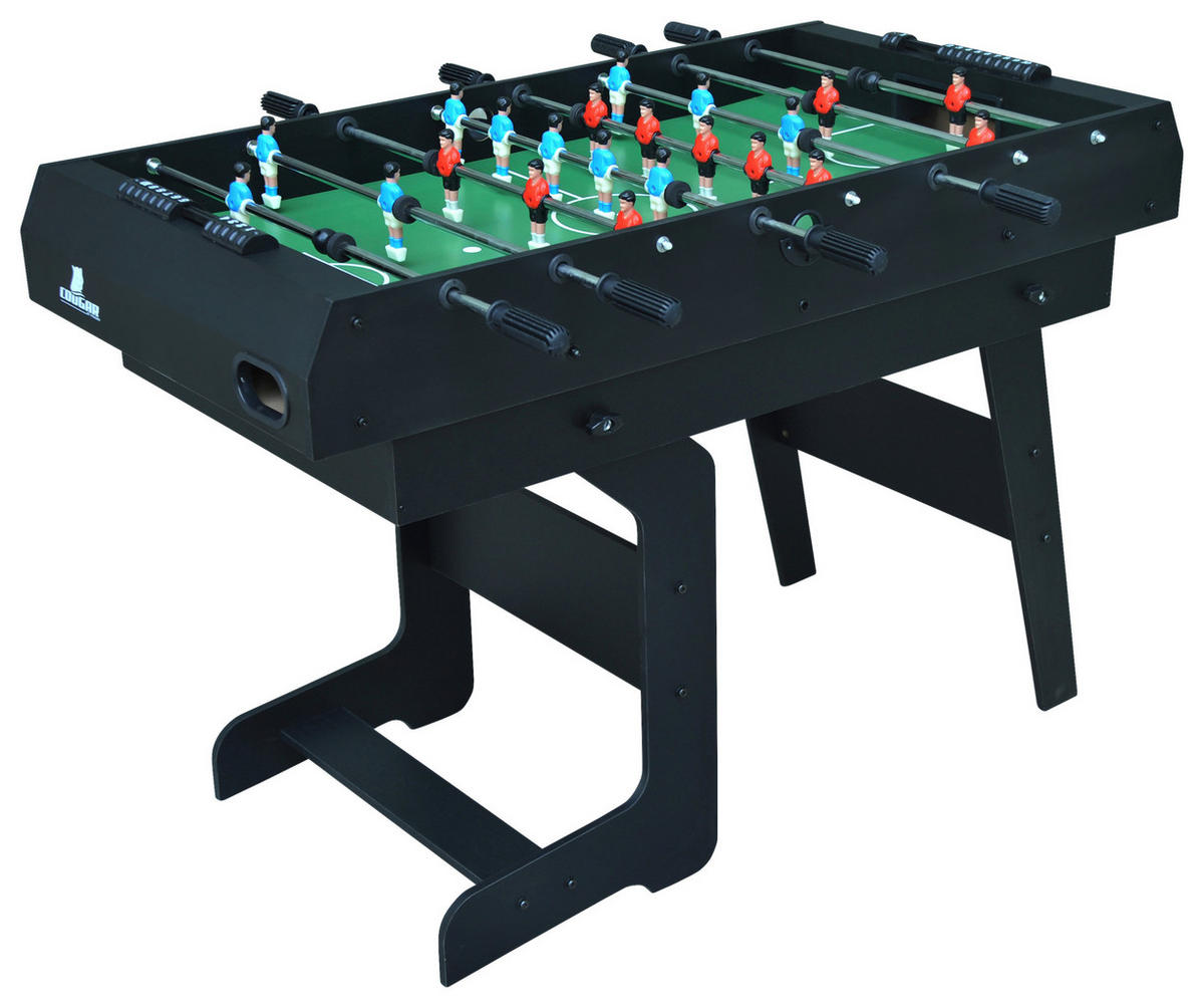 table multi-jeux - Schwarz, Konventionell, Holz (61/81/119,00cm)
