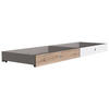 BETTKASTENSET  in Weiss, Eiche San Remo  - Weiss/Eiche San Remo, Konventionell, Holzwerkstoff (100/16/60cm) - Carryhome