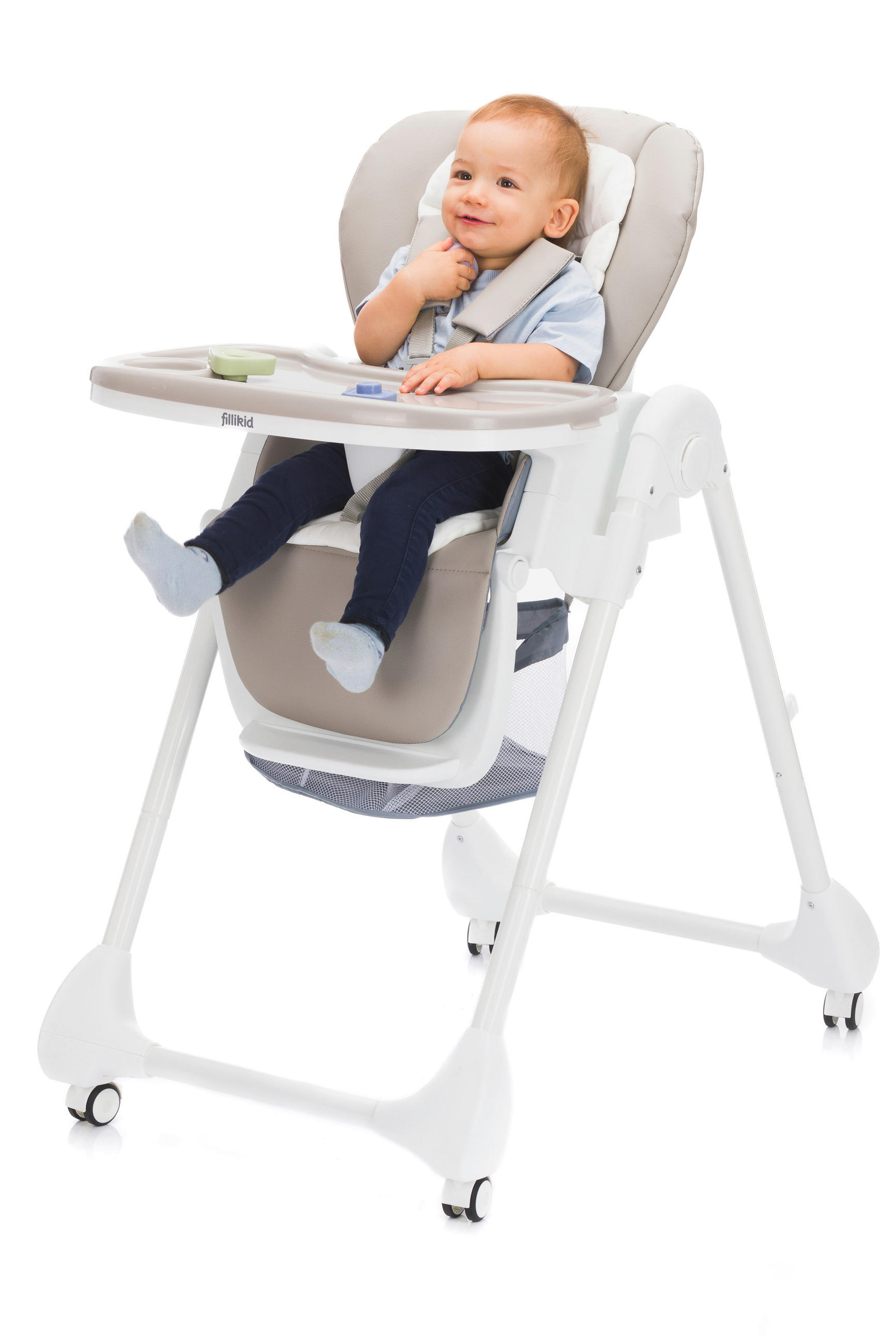 HOCHSTUHL Mio Taupe, Weiß Weiß/Taupe  - Taupe/Weiß, Basics, Kunststoff (58/105/84cm) - Fillikid