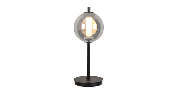 LED-TISCHLEUCHTE 20/51 cm - Chromfarben/Schwarz, Design, Glas/Kunststoff (20/51cm) - Dieter Knoll