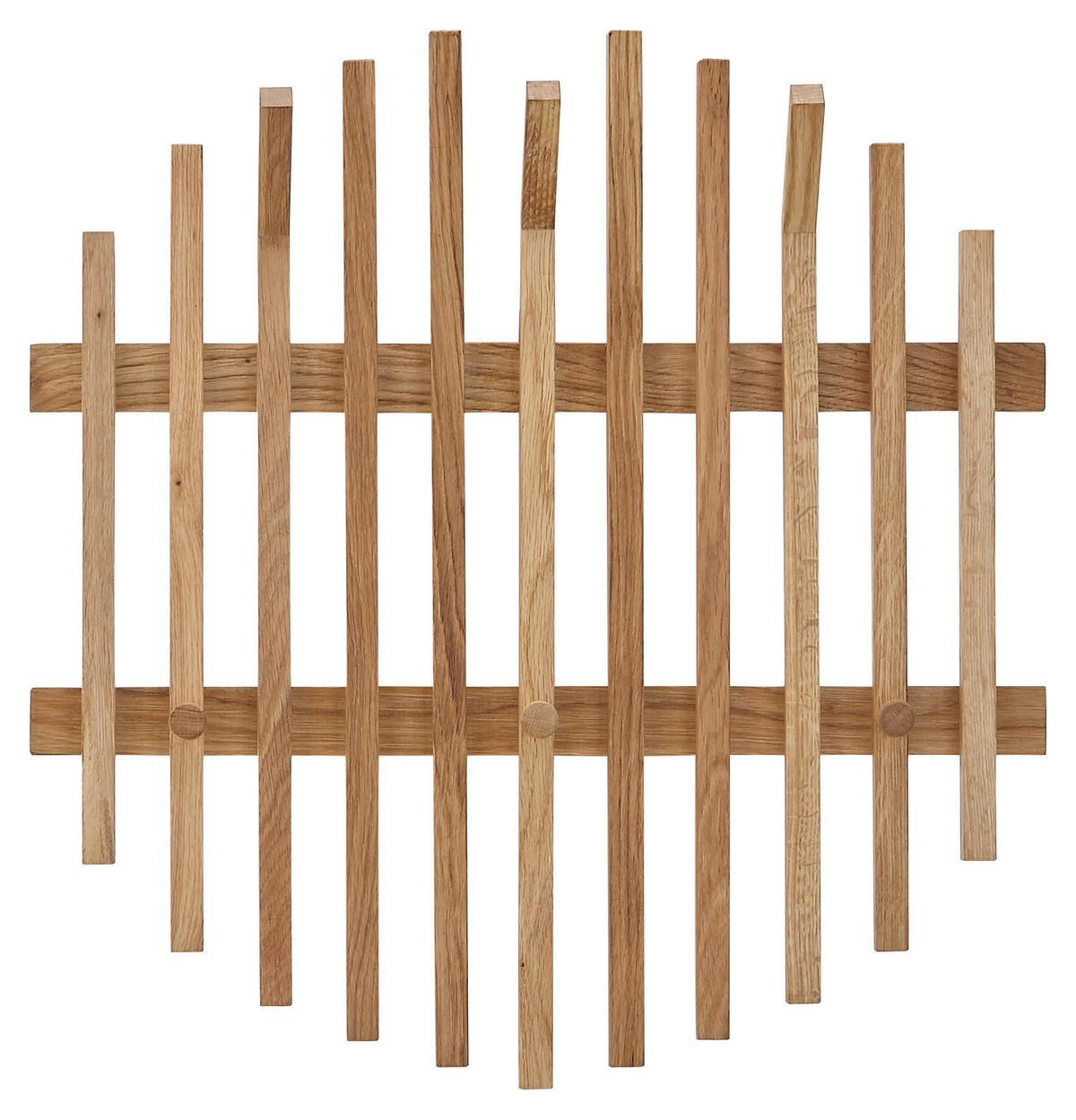 GARDEROBENPANEEL  in 58/60/11 cm  - Naturfarben, Basics, Holz (58/60/11cm)