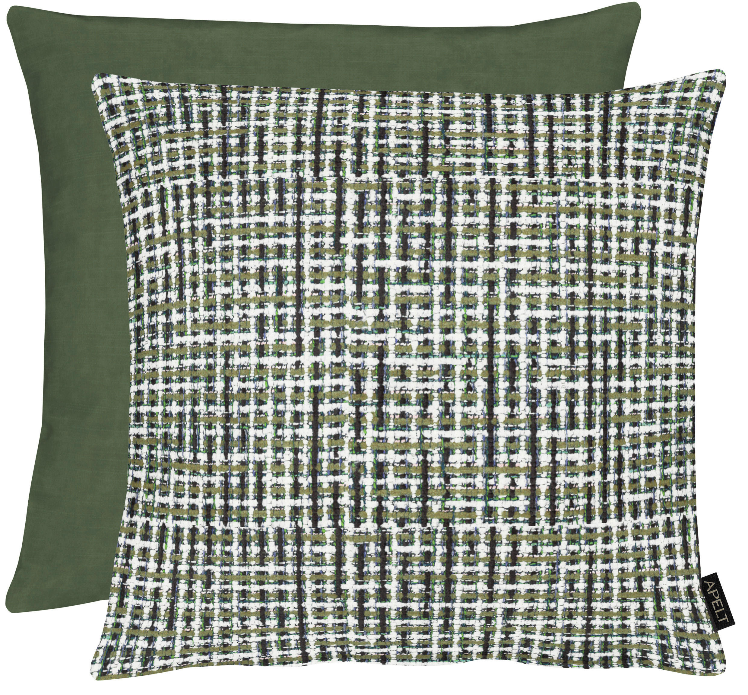 KISSENBEZUG 46/46 cm  - Dunkelgrün, Basics, Textil (46/46cm) - Dieter Knoll