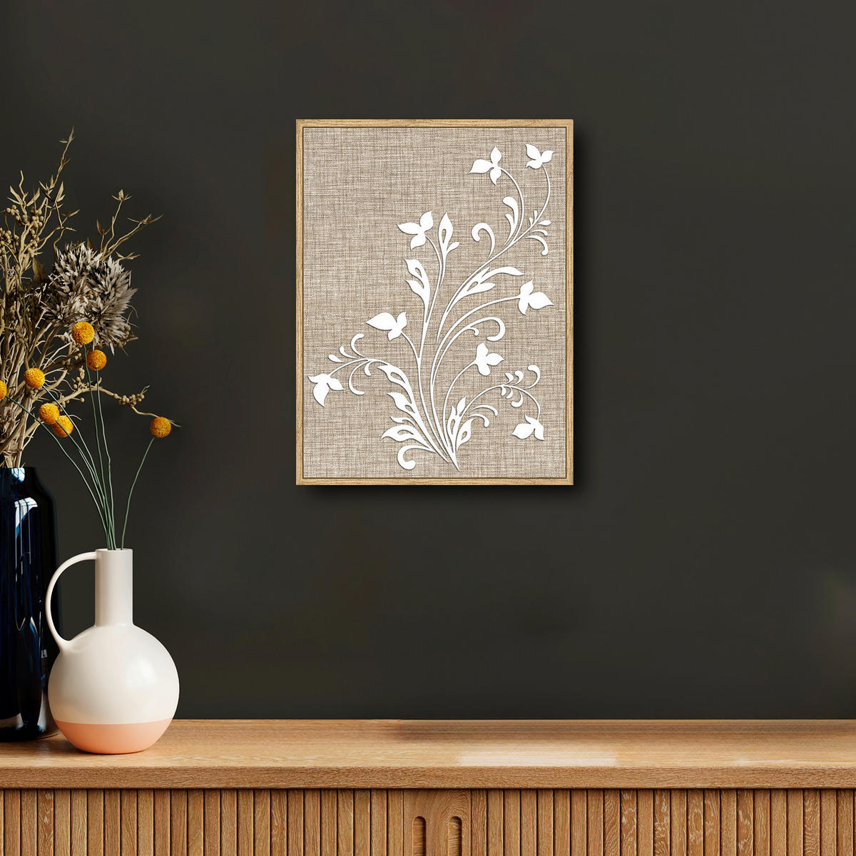 KUNSTDRUCK 31,2/41,2 cm  - Eichefarben/Multicolor, LIFESTYLE, Holzwerkstoff (31,2/41,2cm) - Monee