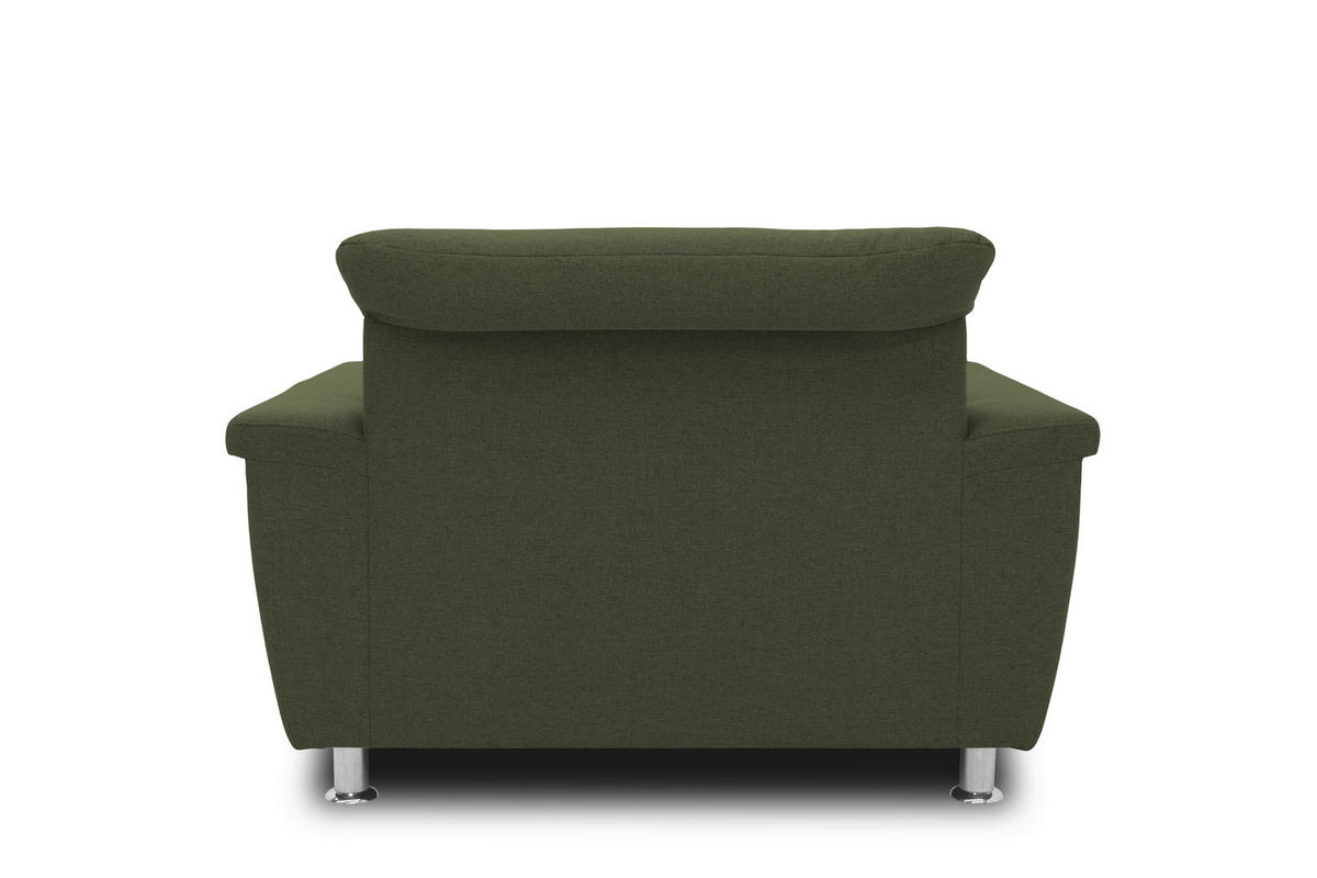 SESSEL Webstoff Grün    - Chromfarben/Grün, KONVENTIONELL, Textil/Metall (120/81/105cm) - MID.YOU