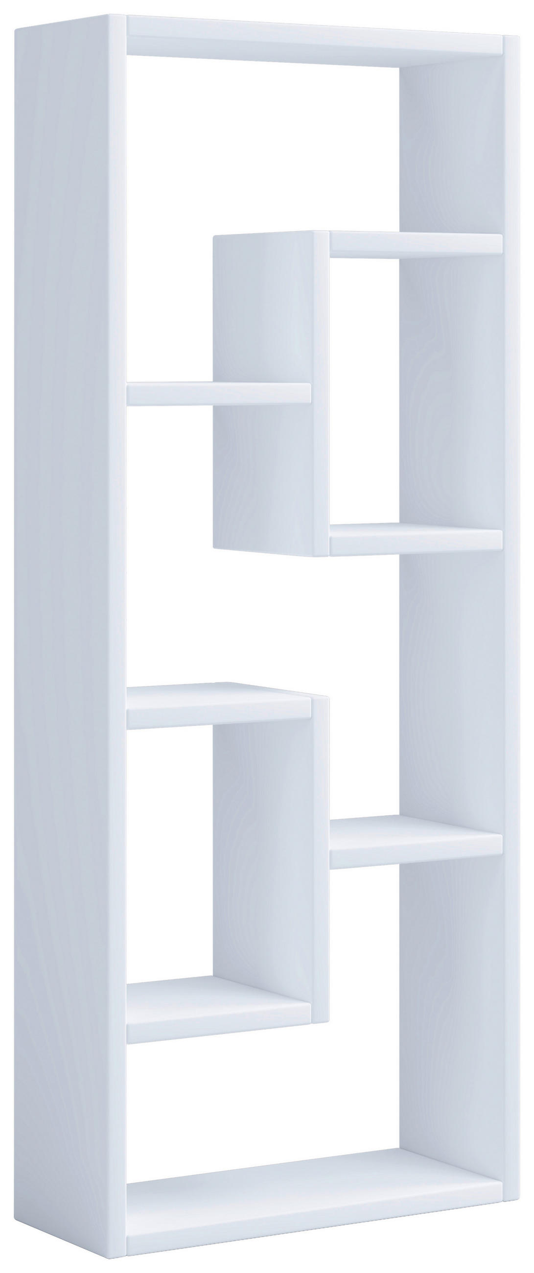 WANDREGAL 36/92/15 cm  - Weiss, Design, Holzwerkstoff (36/92/15cm) - MID.YOU