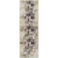 LÄUFER 80/250 cm ONDEA MARTIN, waschbar  - Taupe/Anthrazit, Design, Kunststoff/Textil (80/250cm) - Lindorug
