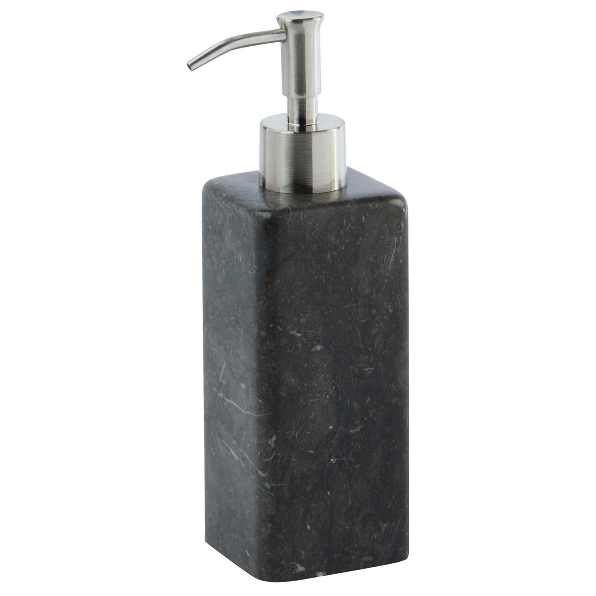 SEIFENSPENDER HAMMAM  - Dunkelgrau/Grau, Basics, Stein (6/6/20,5cm) - Aquanova