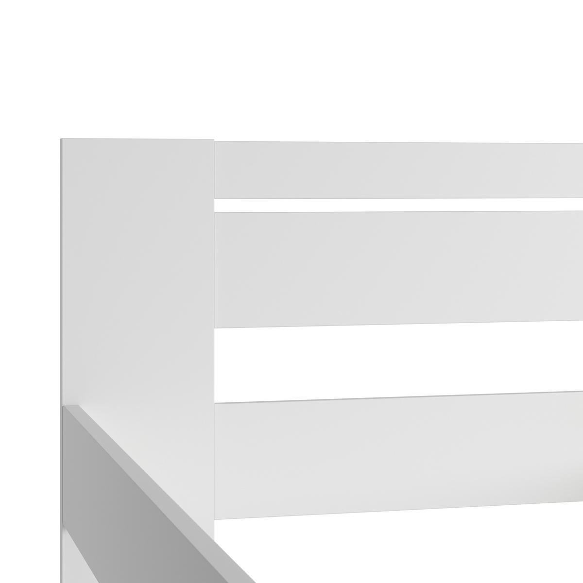 BETT 90/200 cm  in Weiß  - Weiß, KONVENTIONELL (90/200cm) - Boxxx