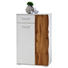 SCHUHSCHRANK Hochglanz, Lacklaminat, matt, Melamin, tiefgezogen Eichefarben, Weiß - Chromfarben/Eichefarben, MODERN, Holzwerkstoff/Metall (64/102/38cm) SCHUHSCHRANK Hochglanz, Lacklaminat, matt, Melamin, tiefgezogen Eichefarben, Weiß - Chromfarben/Eichefarben, MODERN, Holzwerkstoff/Metall (64/102/38cm)