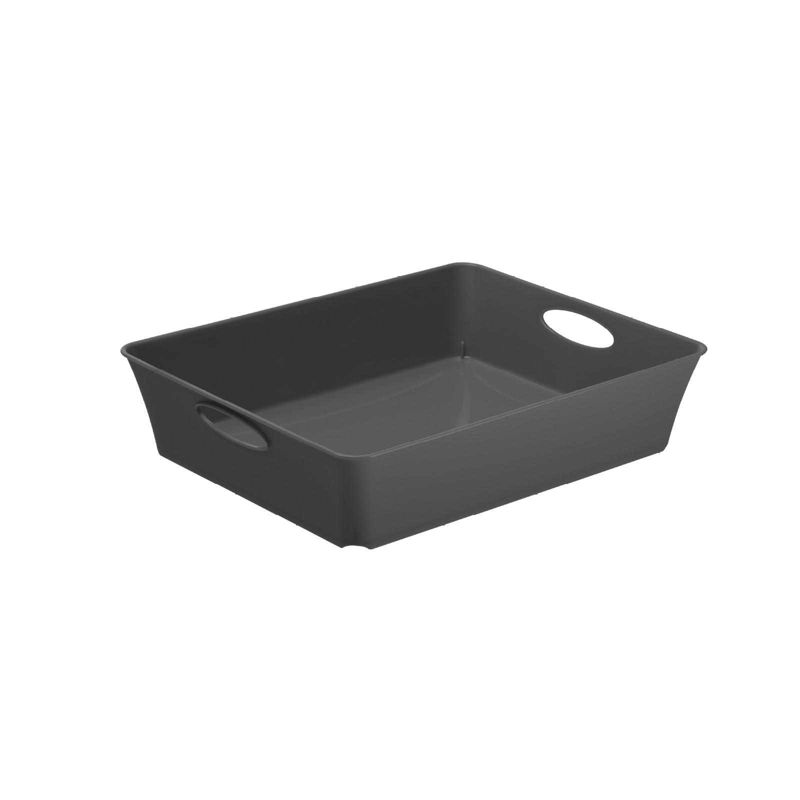 TISCHORGANIZER  - Schwarz, Basics, Kunststoff (26,4/6/21,2cm) - Rotho