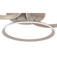LED-DECKENLEUCHTE Velora 96/84/10 cm   - Sandfarben, Design, Kunststoff/Metall (96/84/10cm) - Dieter Knoll