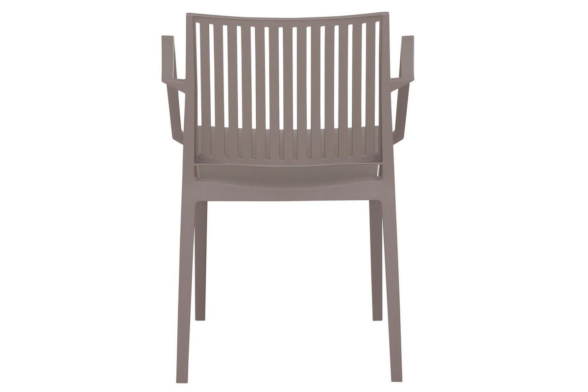 GARTENGARNITUR 3-teilig  - Taupe, Basics, Holzwerkstoff/Kunststoff (70/80/70cm) - Siena Garden