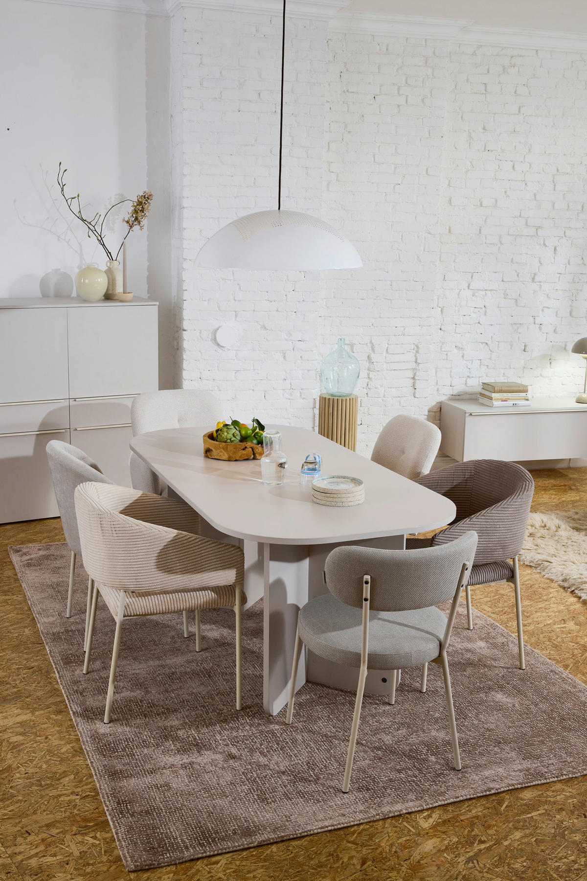 ESSTISCH Beige bootsförmig  ausziehbar, Variantenauswahl, in verschiedenen Größen erhältlich, in verschiedenen Holzdekoren erhältlich  - Beige, Natur, Holzwerkstoff (180-260/90/76cm) - Tom Tailor