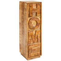 KOMMODE  in 32/110/35 cm  - Naturfarben, Natur, Holz (32/110/35cm) - Livetastic