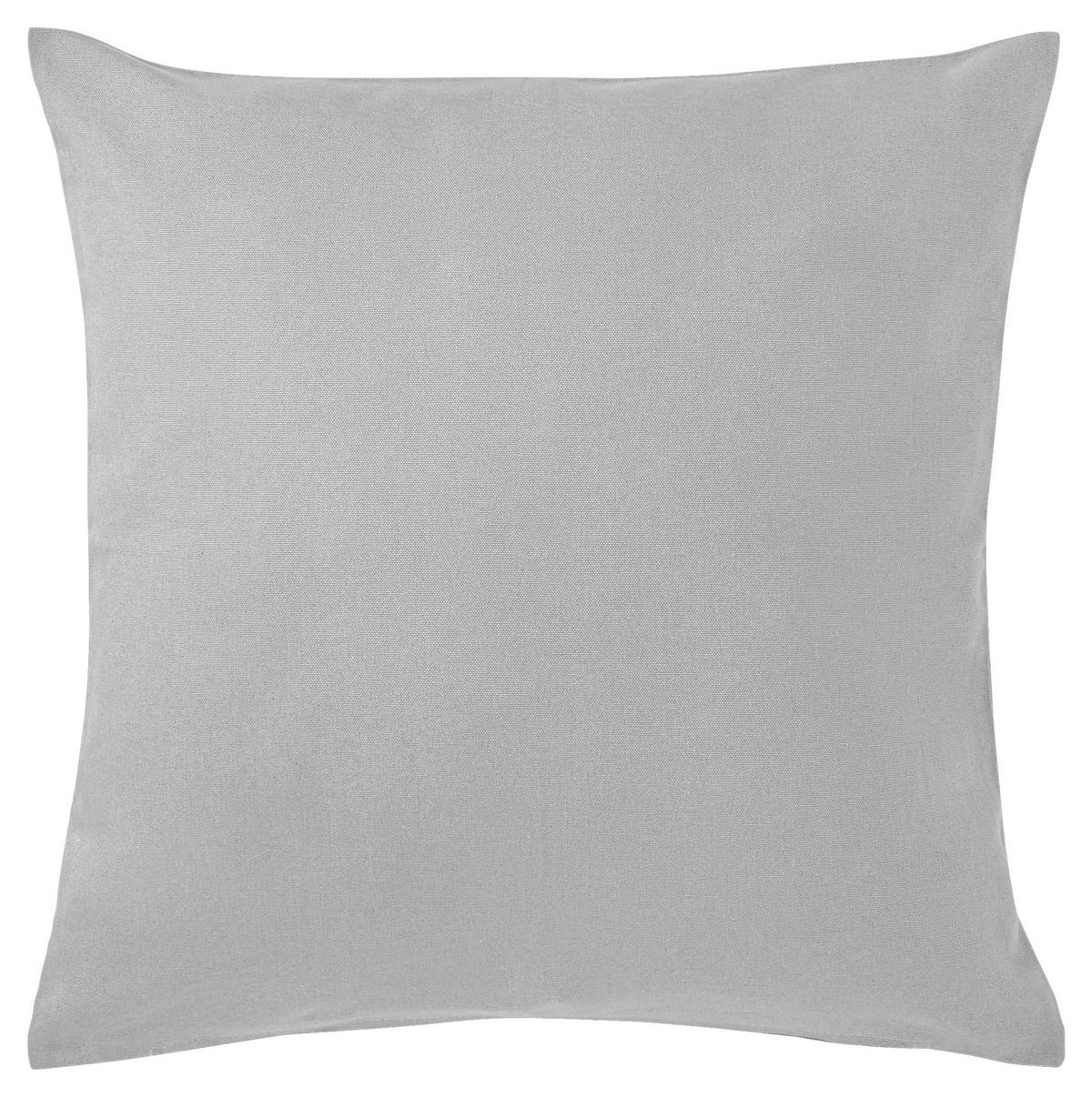 KISSENHÜLLE panama 40/40 cm  - Silberfarben/Hellgrau, Basics, Textil (40/40cm) - Bio:Vio