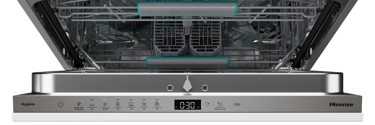 GESCHIRRSPÜLER HV642C65  - Edelstahlfarben, Basics, Metall (64/88/66,5cm) - Hisense