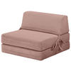 SCHLAFSESSEL Cord Altrosa    - Altrosa, Design, Textil/Metall (65/57/81cm) - Livetastic