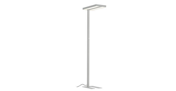 LED-STEHLEUCHTE 61/28/195 cm - Klar/Chromfarben, KONVENTIONELL, Kunststoff/Metall (61/28/195cm) - Novel