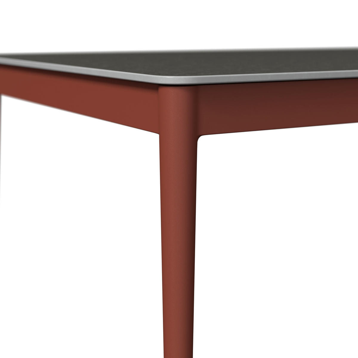 LOUNGETISCH 118/68/35 cm Kunststoff, Keramik  - Dunkelgrau/Rot, Design, Keramik/Kunststoff (118/68/35cm) - Amatio