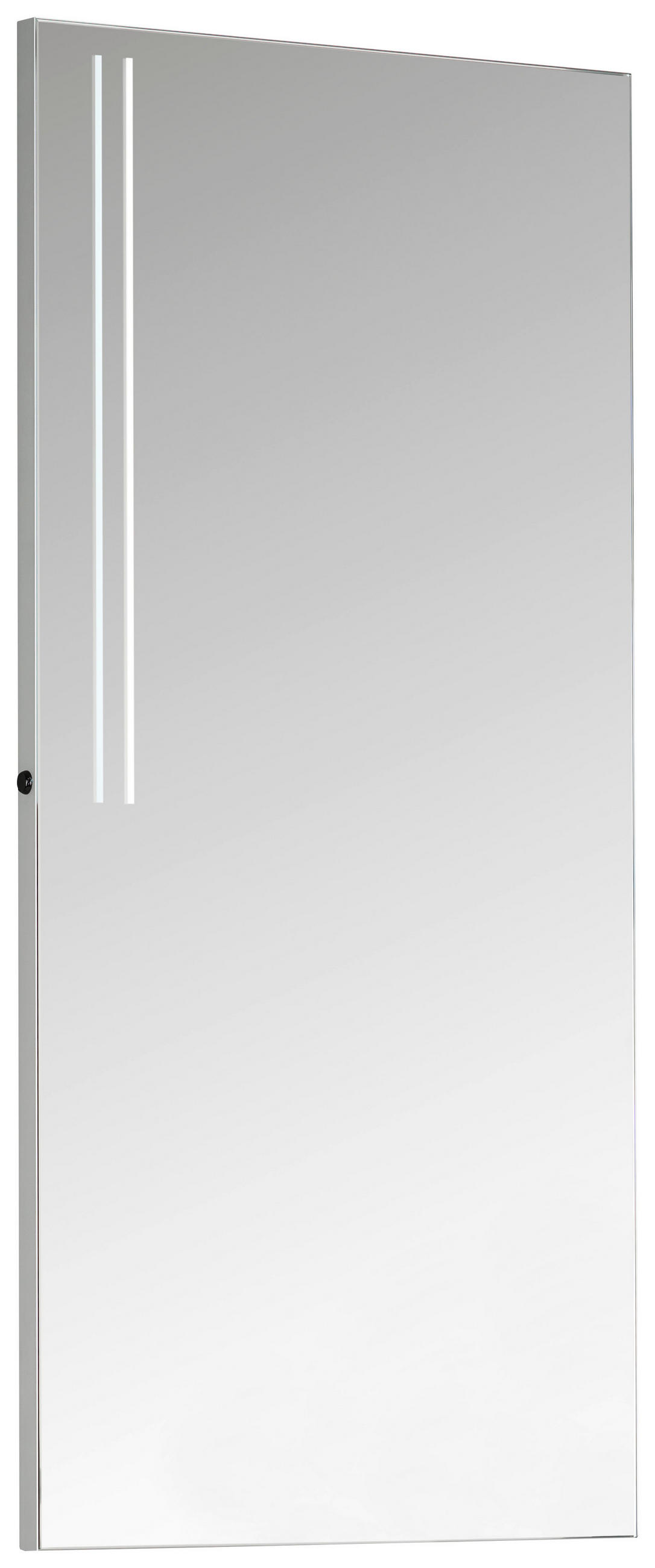 BADEZIMMERSPIEGEL 50/109/3 cm  - Silberfarben/Alufarben, MODERN, Glas/Metall (50/109/3cm) - Novel