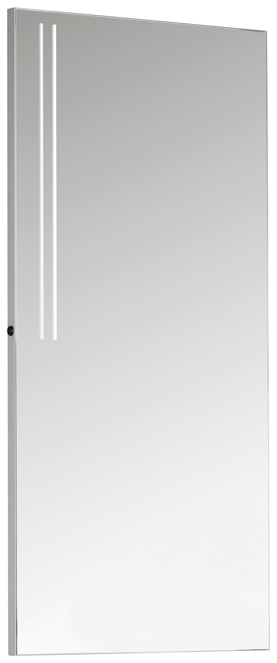 BADEZIMMERSPIEGEL 50/109/3 cm  - Silberfarben/Alufarben, MODERN, Glas/Metall (50/109/3cm) - Novel