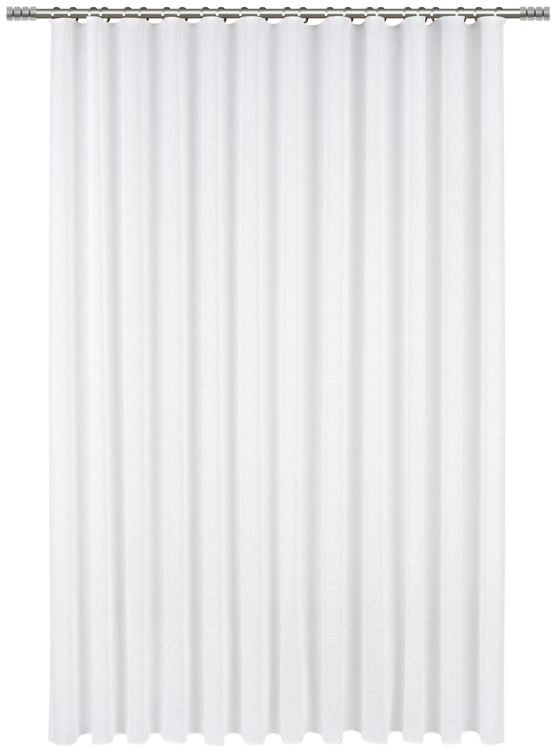 FERTIGSTORE  transparent  450/225 cm   - Weiß, KONVENTIONELL, Textil (450/225cm) - Esposa