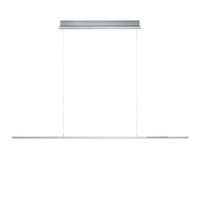 LED-HÄNGELEUCHTE 110-203/5/150 cm    - Alufarben, Design, Metall (110-203/5/150cm) - Hell