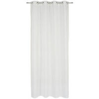 ZÁVĚS S OČKY, neprůsvitné, 135/245 cm - bílá, Design, textil (135/245cm) - Esposa