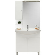 BADEZIMMER - Weiß, KONVENTIONELL, Holzwerkstoff (85/186/33-49cm) - Xora