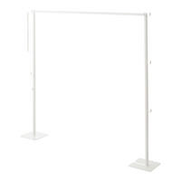 KLEIDERSTÄNDER Weiss   - Weiss, Basics, Metall (175/25/160cm)