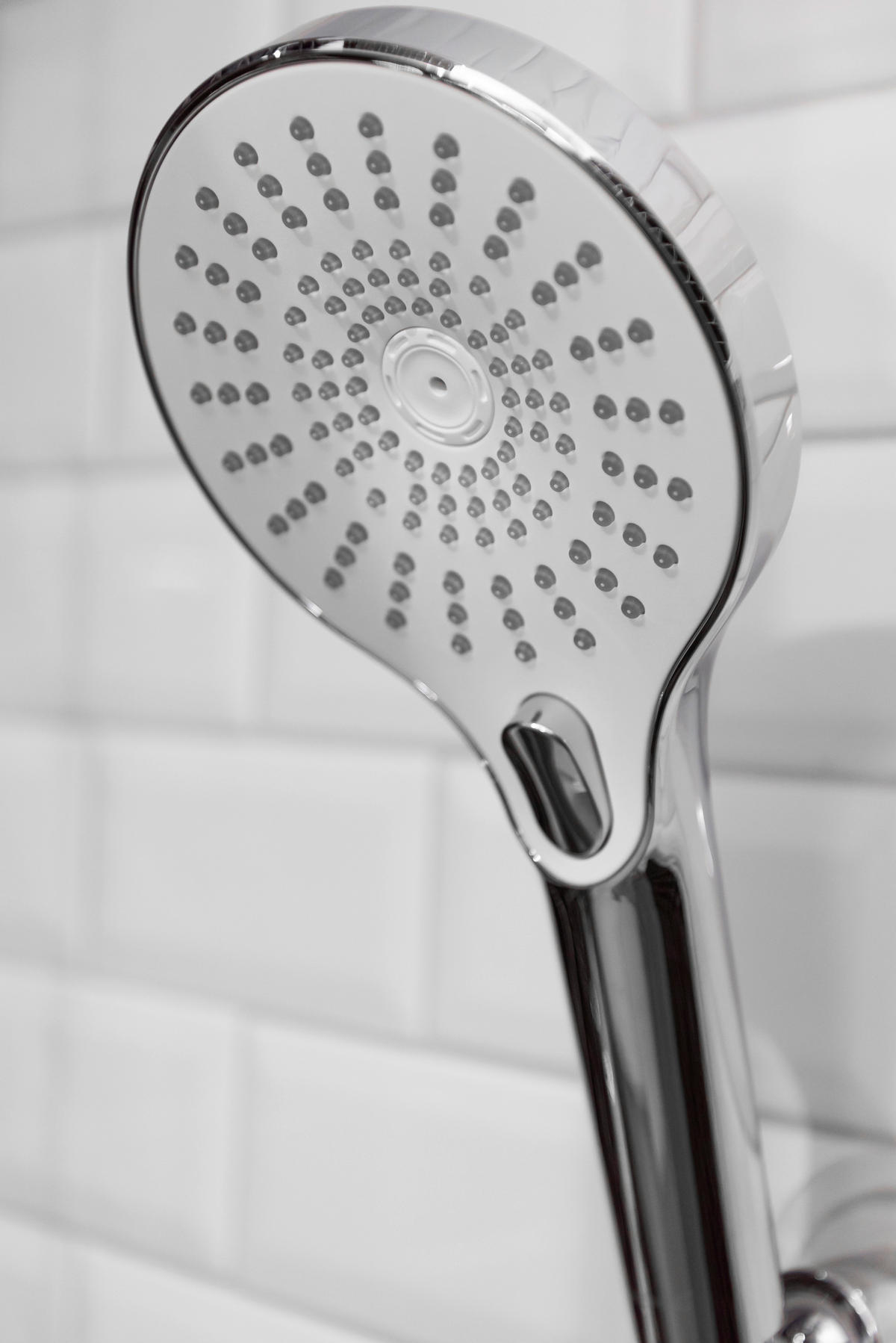 BRAUSEHALTERUNG   - Chromfarben, Basics, Kunststoff (8/7,5/8cm) - Wenko