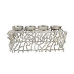KERZENHALTER - Silberfarben, LIFESTYLE, Metall (30/12/15cm) - Ambia Home