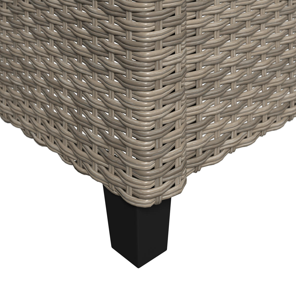 GARTENSET  - Grau, MODERN, Kunststoff/Textil (124/93/67cm) - Ambia Garden