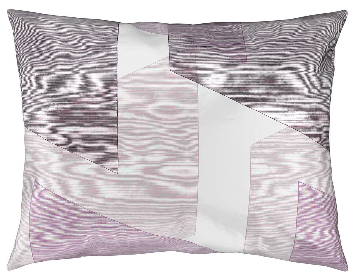 BETTWÄSCHESET Mavie Satin 160/210 cm  65 cm/100 cm  - Lila, Konventionell, Textil (160/210cm) - Esposa