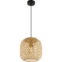 HÄNGELEUCHTE 23/135 cm    - Naturfarben, Design, Naturmaterialien/Kunststoff (23/135cm) - Novel