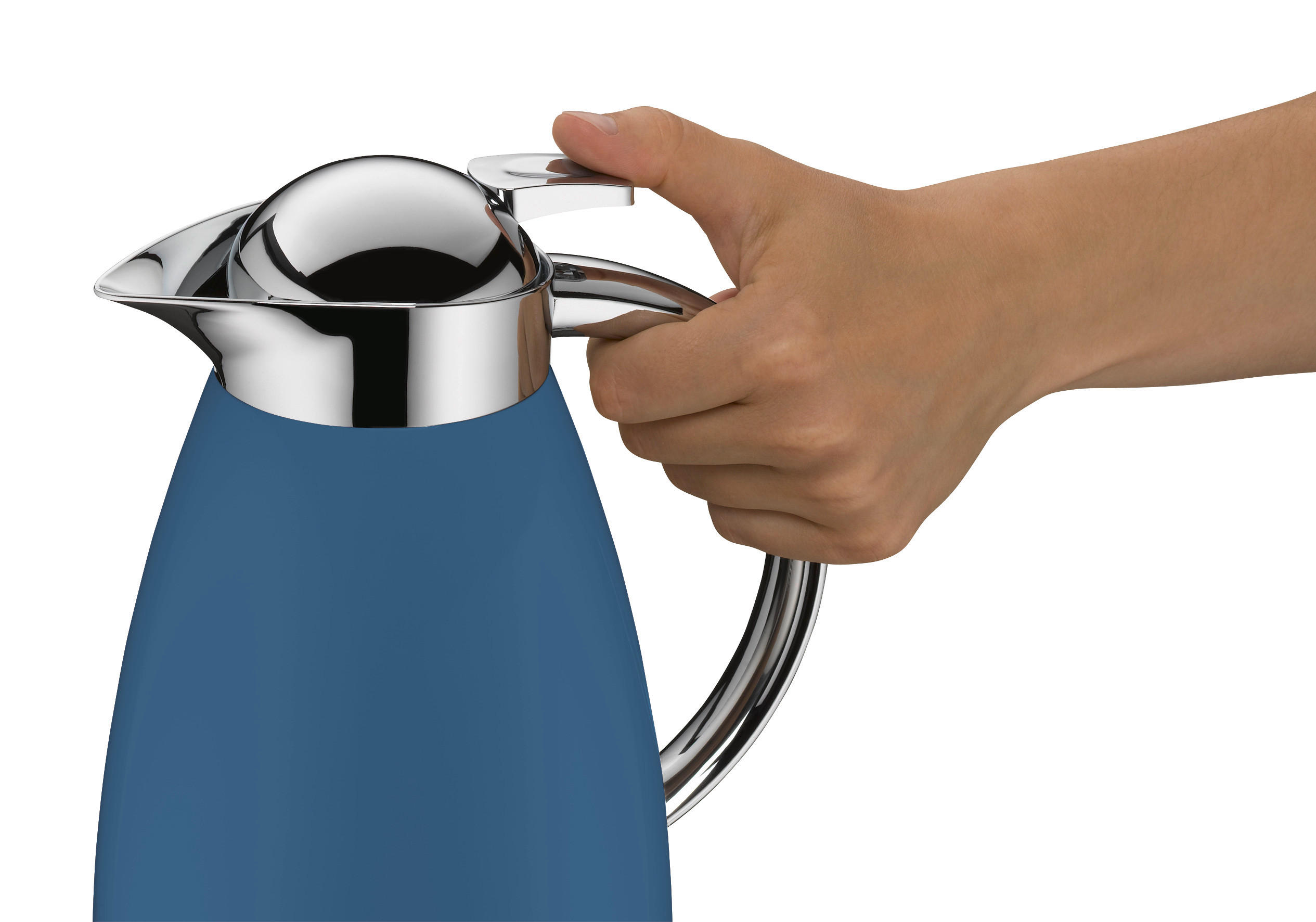 ISOLIERKANNE SIGNO 1,0 L - Blau, KONVENTIONELL, Metall (1,0l) - Alfi