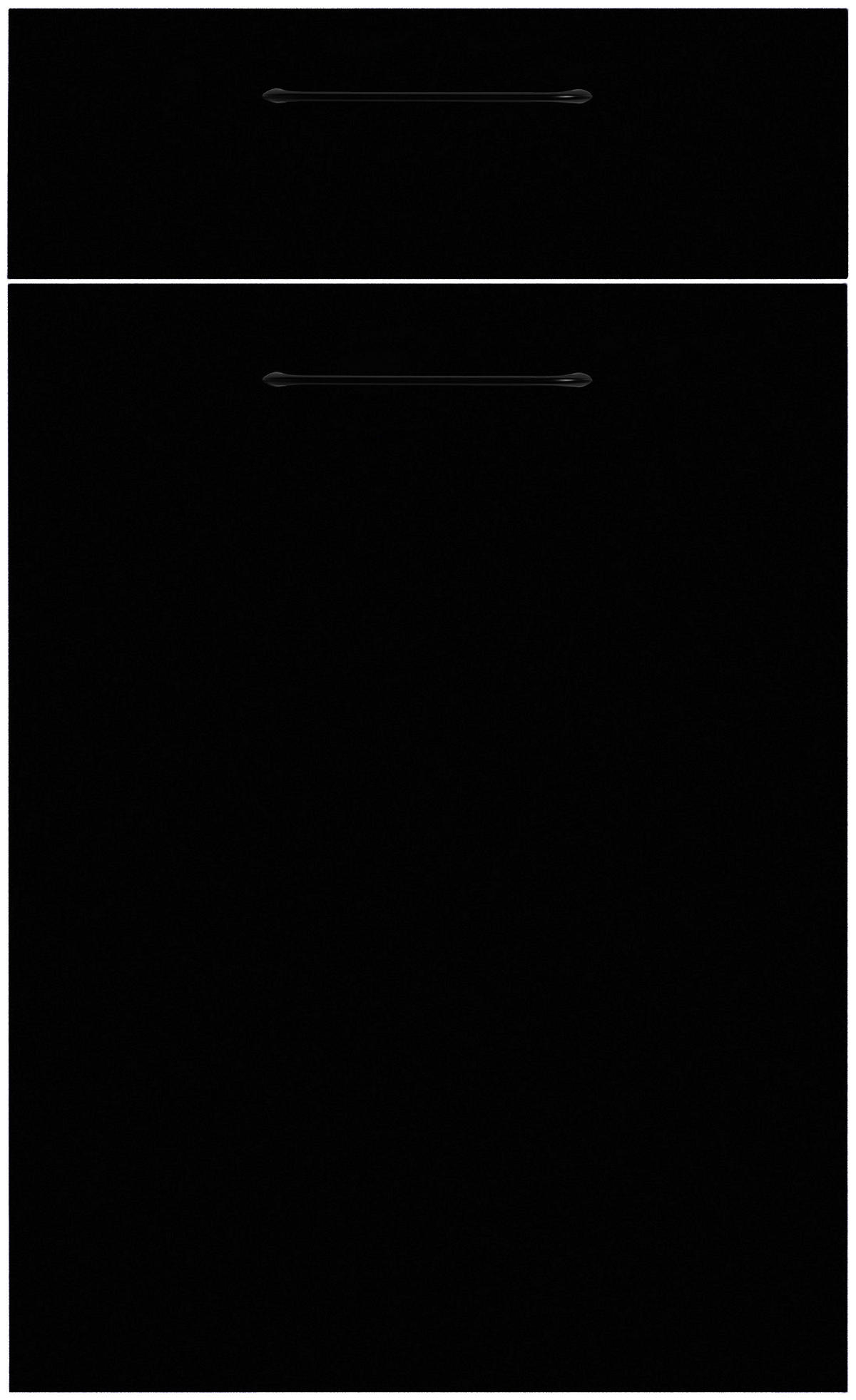 EINBAUKÜCHE PLUS  - Schwarz/Grau, Design, Holzwerkstoff - Nolte Küchen