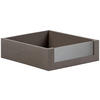 SCHUBLADE 37,5/12/45 cm Braun  - Braun, Glas/Holzwerkstoff (37,5/12/45cm) - Hom`in