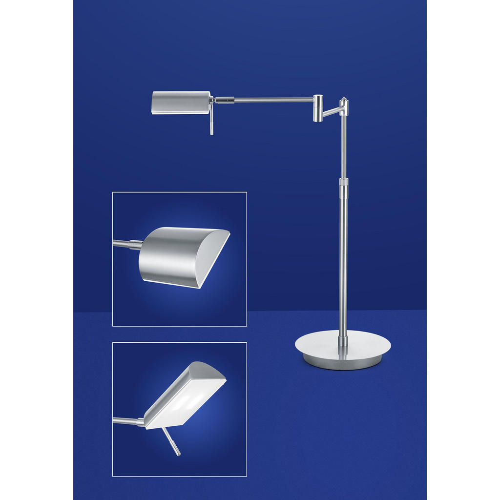 Thumbnail - Hell Led-Tischleuchte, Kunststoff, F, 40-60 cm, höhenverstellbar, Lampen & Leuchten, Innenbeleuchtung, Tischlampen